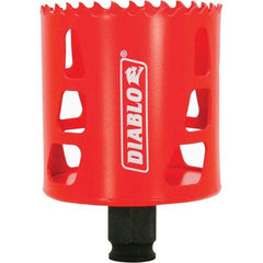 Freud - 2-1/2" Diam, 2-3/8" Cutting Depth, Hole Saw - Bi-Metal Saw, Toothed Edge - Caliber Tooling