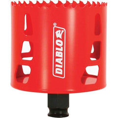 Freud - 3" Diam, 2-3/8" Cutting Depth, Hole Saw - Bi-Metal Saw, Toothed Edge - Caliber Tooling