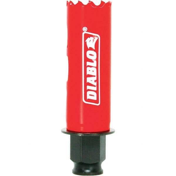 Freud - 1" Diam, 2-3/8" Cutting Depth, Hole Saw - Bi-Metal Saw, Toothed Edge - Caliber Tooling