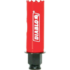 Freud - 1" Diam, 2-3/8" Cutting Depth, Hole Saw - Bi-Metal Saw, Toothed Edge - Caliber Tooling