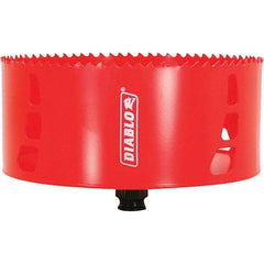 Freud - 6" Diam, 2-3/8" Cutting Depth, Hole Saw - Carbide-Tipped Saw, Toothed Edge - Caliber Tooling