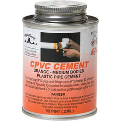 Black Swan - 1/2 Pt Medium Bodied Cement - Orange, Use with CPVC - Caliber Tooling