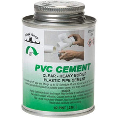 Black Swan - 1/2 Pt Heavy Duty Cement - Clear, Use with PVC - Caliber Tooling