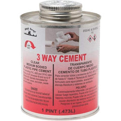 Black Swan - 1 Pt Medium Bodied Cement - Clear, Use with ABS, PVC & CPVC up to 6" Diam - Caliber Tooling