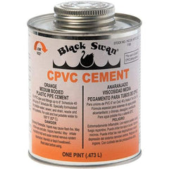 Black Swan - 1 Pt Medium Bodied Cement - Orange, Use with CPVC - Caliber Tooling