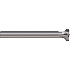 Micro 100 - Thread Relief Cutters; Material: Brazed Solid Carbide ; Cutting Diameter (Inch): 1/2 ; Shank Diameter (Inch): 5/16 ; Flat Width (Decimal Inch): 0.1000 ; Overall Length (Inch): 2.70 - Exact Industrial Supply