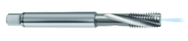 M4x0.70 6H 3-Flute Carbide Semi-Bottoming 15 degree Spiral Flute Tap-Bright - Caliber Tooling