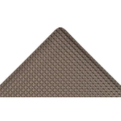 Anti-Fatigue Mat:  900.0000″ Length,  48.0000″ Wide,  1″ Thick,  Vinyl,  Beveled Edge,  Heavy Duty Bubbled,  Black,  Dry