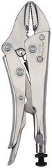 Proto - 7" OAL Straight Jaw Locking Pliers - 1/2" Jaw Width, 1-1/2" Jaw Depth, Steel Handle - Caliber Tooling