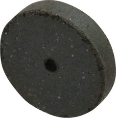 Cratex - 5/8" Diam x 1/16" Hole x 1/8" Thick, Surface Grinding Wheel - Silicon Carbide, Coarse Grade, 25,000 Max RPM, Rubber Bond, No Recess - Caliber Tooling