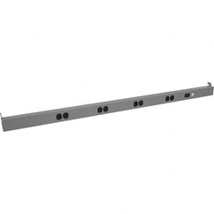 Tennsco - Workbench & Workstation Accessories   Type: Power Bar    For Use With: Tennsco Packing Tables - Caliber Tooling