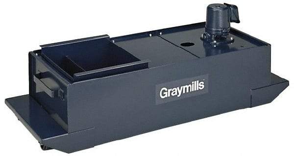 Graymills - 21 Gallon Tank Capacity, Coolant Pump - 44" Tank Length x 16" Tank Width x 9-3/4" Tank Height - Caliber Tooling