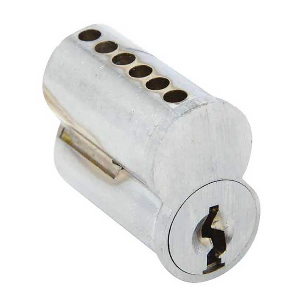 Cylinders; Type: Small Format IC; Keying: G Keyway; Material: Brass; Hand Orientation: Non-Handed; Finish/Coating: Satin Chrome; Cylinder Diameter: 1.125 in; Number Of Pins: 6; For Use With: IC Housing; Minimum Order Quantity: Brass; Material: Brass; Hand