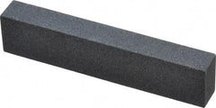 Norton - 3-1/2" Long x 3/4" Wide x 1/2" Thick, Silicon Carbide Sharpening Stone - Rectangle, Medium Grade - Caliber Tooling