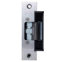 Electric Strikes; Product Type: Electric Strike; Length (Inch): 4.88; Power Type: AC; DC; Strike Material: Stainless Steel; Door Frame Material: Hollow Metal & Wood; Voltage: 12/24V; For Use With: Cylindrical Locksets & Centerline Mortise Locks; Features: