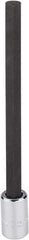 Proto - 3/8" Drive, 10mm Hex Bit Socket - 6-29/32" OAL, 5" Bit Length - Caliber Tooling