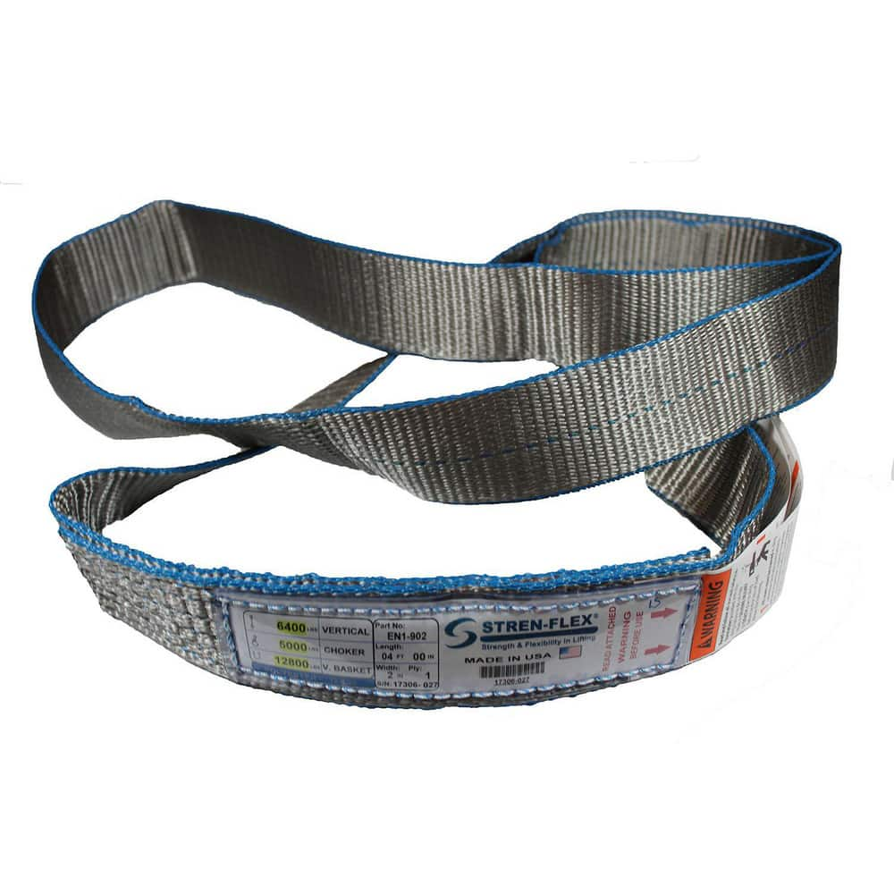 Slings & Tiedowns (Load-Rated); Sling Type: Endless; Length (Feet): 18; Vertical Capacity (Lb.): 12400; Choker Capacity (Lb.): 9920; Width (Inch): 2; Basket Capacity (Lb.): 24800; Eye Type: No Eye; Sling Material: Polyester; Sling Width: 2 in; Number Of P