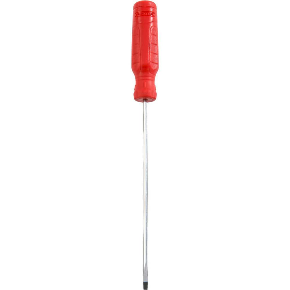 Slotted Screwdriver: 0.125″ Width, 9-1/4″ OAL