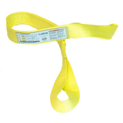 Slings & Tiedowns (Load-Rated); Sling Type: Eye & Eye; Length (Feet): 10; Vertical Capacity (Lb.): 6400; Choker Capacity (Lb.): 5000; Width (Inch): 2; Basket Capacity (Lb.): 12800; Eye Type: Twisted Eye; Sling Material: Nylon; Sling Width: 2 in; Eye Lengt