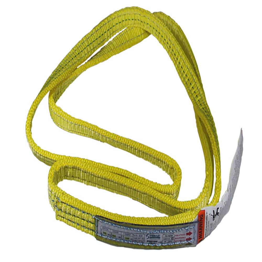 Slings & Tiedowns (Load-Rated); Sling Type: Endless; Length (Feet): 20; Vertical Capacity (Lb.): 12400; Choker Capacity (Lb.): 9920; Width (Inch): 4; Basket Capacity (Lb.): 24800; Eye Type: No Eye; Sling Material: Polyester; Sling Width: 4 in; Number Of P