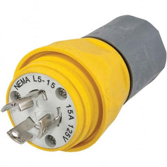 Hubbell Wiring Device-Kellems - 125V 15A NEMA L5-15P Industrial Twist Lock Plug - Caliber Tooling