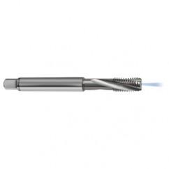 M6x0.50 6H 3-Flute Carbide Semi-Bottoming 15 degree Spiral Flute Tap-Bright - Caliber Tooling