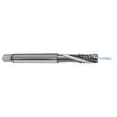 M5x0.50 6H 3-Flute Carbide Semi-Bottoming 15 degree Spiral Flute Tap-Bright - Caliber Tooling