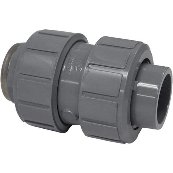 Asahi/America - 1-1/4" CPVC Check Valve - True Union Ball Check, Socket x Thread, 150 WOG - Caliber Tooling