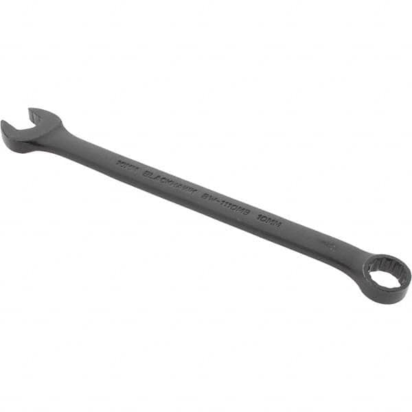 Blackhawk by Proto - 10mm 12 Point Offset Combination Wrench - 15° Offset Angle, 6-1/4" OAL, Steel, Black Finish - Caliber Tooling