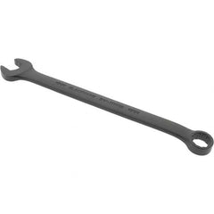 Blackhawk by Proto - 11mm 12 Point Offset Combination Wrench - 15° Offset Angle, 6-81/89" OAL, Steel, Black Finish - Caliber Tooling