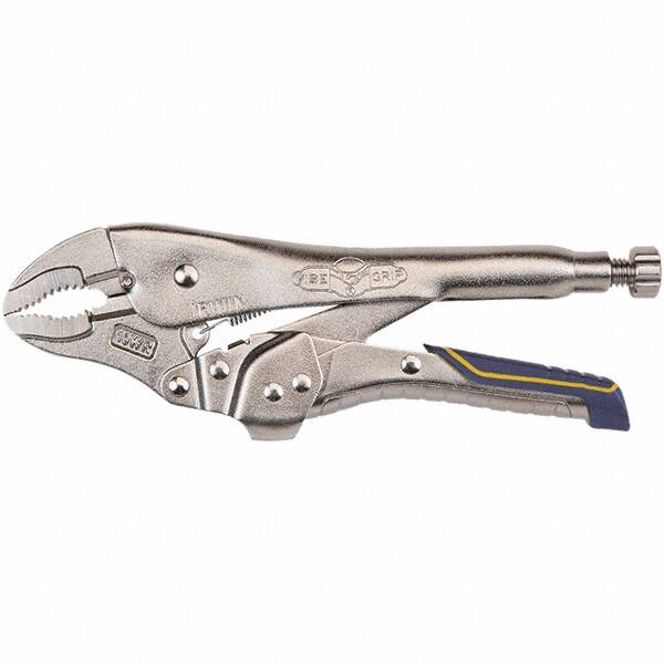 Irwin - Locking Pliers Plier Type: Locking Pliers Jaw Style: Long Nose Curved w/Wire Cutter - Caliber Tooling