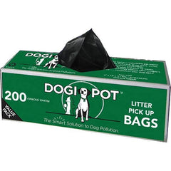 DOGIPOT - 30 200-Pack Boxes HDPE Plastic Litter Pick Up Bags - Caliber Tooling