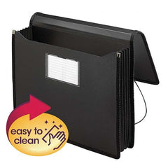 SMEAD - File Folders, Expansion Folders & Hanging Files Folder/File Type: Expanding Wallet Color: Black - Caliber Tooling