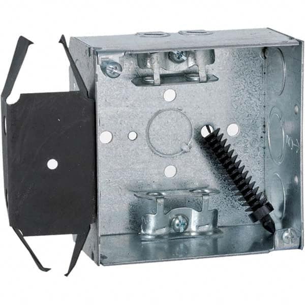 Hubbell-Raco - 4.63 x 5-1/2 x 2.188" Steel Square Device Box - Caliber Tooling