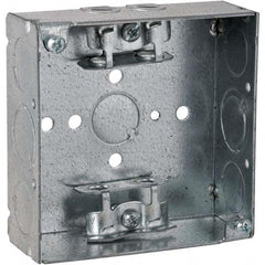 Hubbell-Raco - 4 x 4 x 1.563" Steel Square Device Box - Caliber Tooling