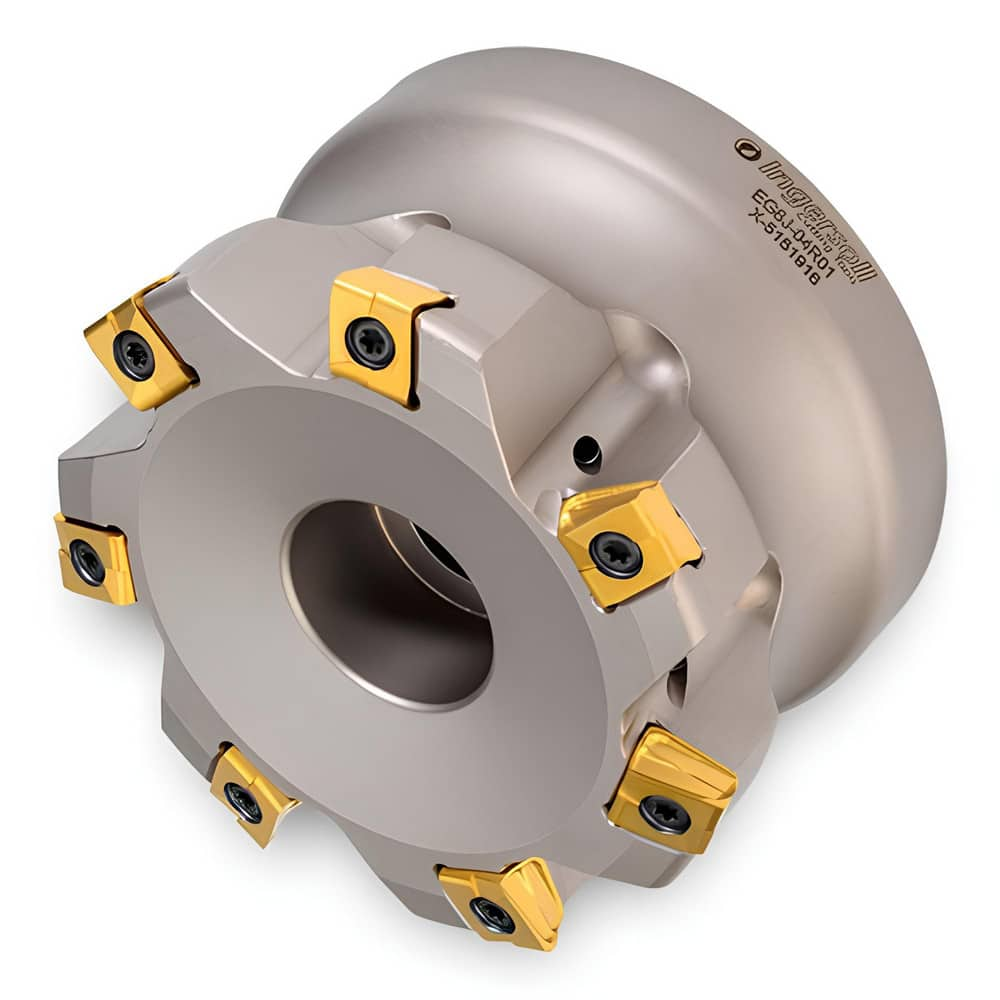 Indexable High-Feed Face Mills; Minimum Cutting Diameter: 1.1700 in; Maximum Cutting Diameter: 2.0000 in; Maximum Depth Of Cut: 0.0900 in; Arbor Hole Diameter (mm): 0.75; Compatible Insert Size Code: 324; Maximum Ramping Angle: 0.5  ™; Series: EG5J; Cutte