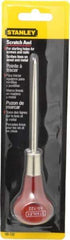 Stanley - 6-1/16" OAL Steel Scratch Awl - Hardwood Handle - Caliber Tooling