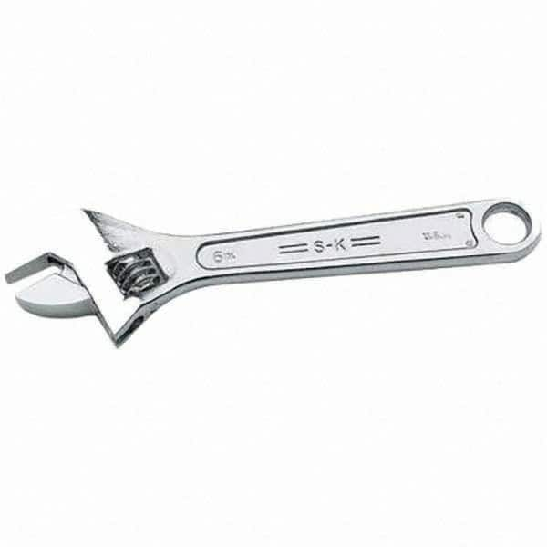 SK - Adjustable Wrench - Chrome Finish - Caliber Tooling