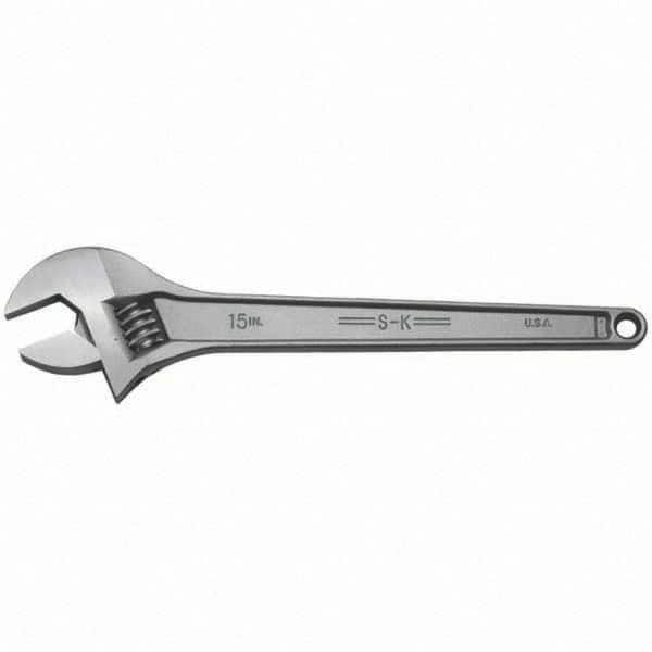 SK - Adjustable Wrench - Chrome Finish - Caliber Tooling