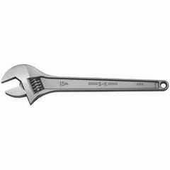 SK - Adjustable Wrench - Chrome Finish - Caliber Tooling