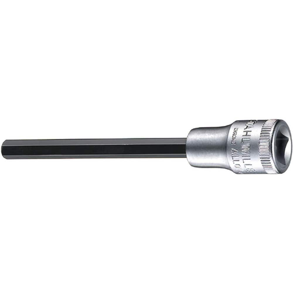 Hand Hex & Torx Bit Sockets; Socket Type: Metric Long Hex Bit Socket; Hex Size (mm): 6.000; Bit Length: 68 mm; Insulated: No; Tether Style: Not Tether Capable; Material: Chrome Alloy Steel; Finish: Chrome-Plated; Overall Length (Decimal Inch): 3.9400; Non