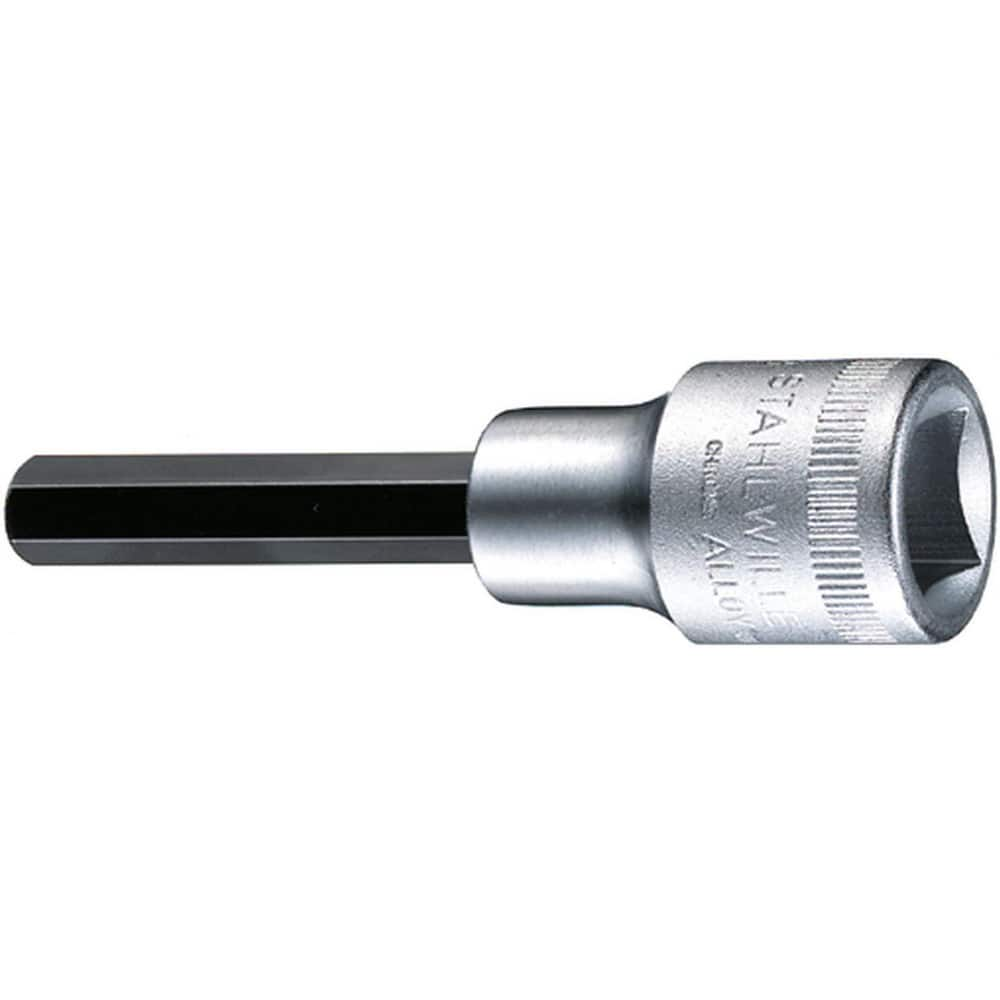 Hand Hex & Torx Bit Sockets; Socket Type: Metric Hex Bit Socket; Hex Size (mm): 6.000; Bit Length: 32 mm; Insulated: No; Tether Style: Not Tether Capable; Material: Chrome Alloy Steel; Finish: Chrome-Plated; Overall Length (Decimal Inch): 2.7600; Non-spar