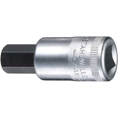 Hand Hex & Torx Bit Sockets; Socket Type: Metric Hex Bit Socket; Hex Size (mm): 12.000; Bit Length: 20 mm; Insulated: No; Tether Style: Not Tether Capable; Material: Chrome Alloy Steel; Finish: Chrome-Plated; Overall Length (Decimal Inch): 2.3700; Non-spa