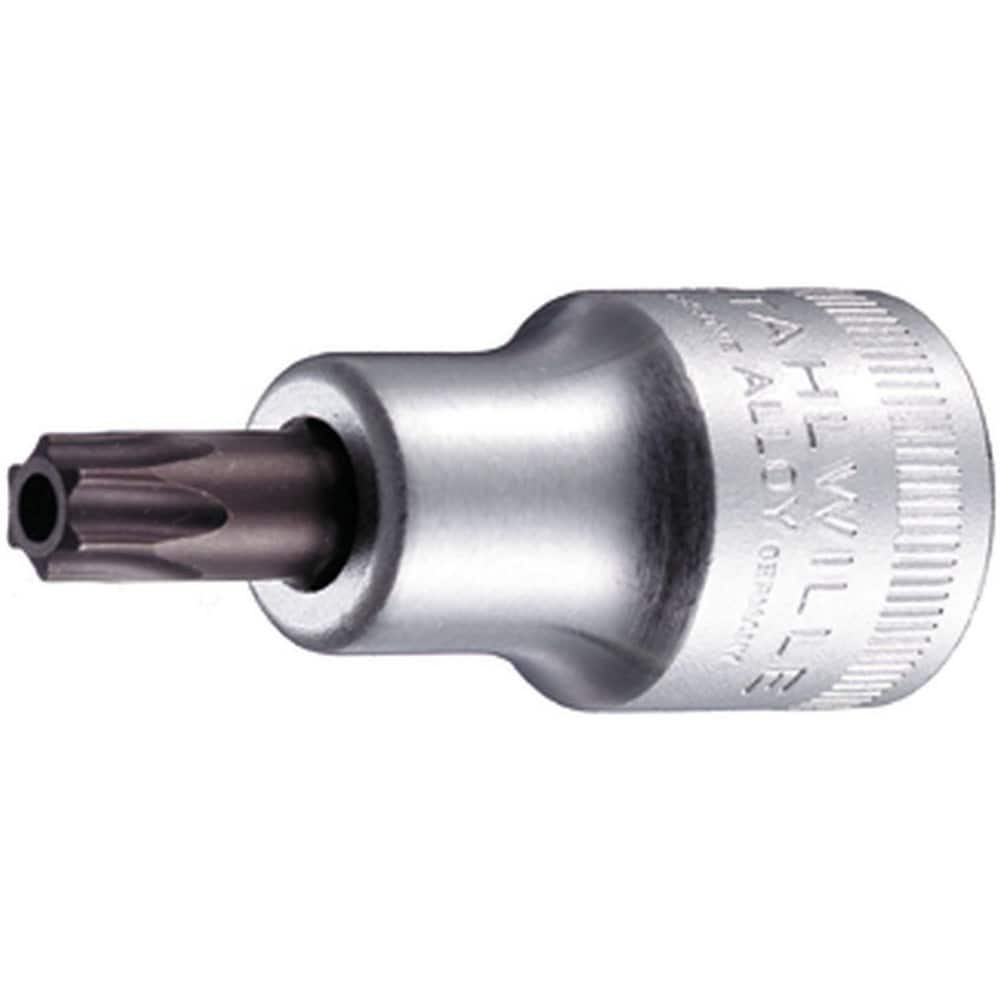 Hand Hex & Torx Bit Sockets; Socket Type: Torx Bit Socket; Drive Size (Fractional Inch): 1/2; Hex Size (mm): 0.000; Torx Size: T60; Bit Length (mm): 18.00; Insulated: No; Tether Style: Not Tether Capable; Material: Chrome Alloy Steel; Finish: Chrome-Plate