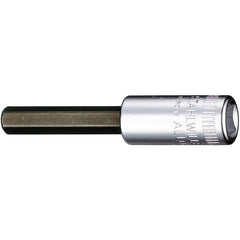 Hand Hex & Torx Bit Sockets; Socket Type: Metric Hex Bit Socket; Hex Size (mm): 3.000; Bit Length: 30 mm; Insulated: No; Tether Style: Not Tether Capable; Material: Chrome Alloy Steel; Finish: Chrome-Plated; Overall Length (Decimal Inch): 2.1700; Non-spar