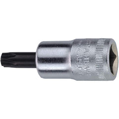 Hand Hex & Torx Bit Sockets; Socket Type: Torx Bit Socket; Drive Size (Fractional Inch): 3/8; Hex Size (mm): 0.000; Torx Size: T30; Bit Length (mm): 17.00; Insulated: No; Tether Style: Not Tether Capable; Material: Chrome Alloy Steel; Finish: Chrome-Plate