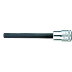 Hand Hex & Torx Bit Sockets; Socket Type: Metric Long Hex Bit Socket; Hex Size (mm): 8.000; Bit Length: 102 mm; Insulated: No; Tether Style: Not Tether Capable; Material: Chrome Alloy Steel; Finish: Chrome-Plated; Overall Length (Decimal Inch): 5.5200; No