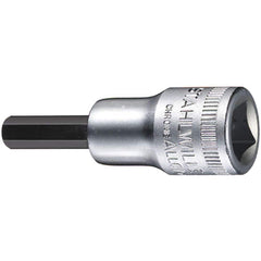 Hand Hex & Torx Bit Sockets; Socket Type: Hex Bit Socket; Hex Size (Inch): 5/16 in; Bit Length: 20 mm; Insulated: No; Tether Style: Not Tether Capable; Material: Chrome Alloy Steel; Finish: Chrome-Plated; Overall Length (Decimal Inch): 2.0500; Non-sparkin