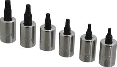 Proto - 6 Piece 3/8" Drive Torx Bit Socket Set - T15 to T40 Torx - Caliber Tooling