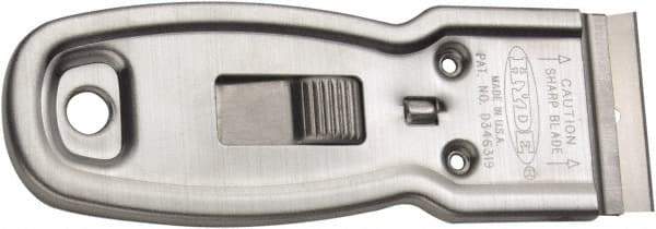 Hyde Tools - Stiff Steel Straight Scraper - 1.12" Blade Width - Caliber Tooling